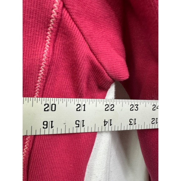 Tommy Bahama Men's 1/4 Zip Pullover Sweatshirt coral Pink size Large Cotton Logo - Picture 10 of 12